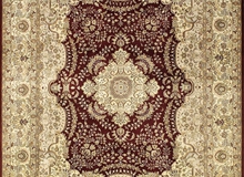 Qom Woolen Maroon Gold